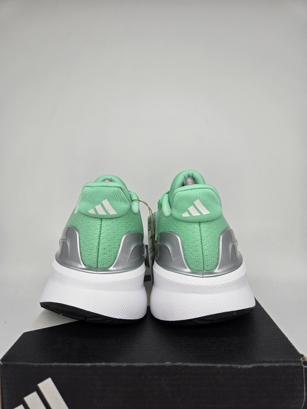 adidas Women's Ultrarun 5 JQ6950 Green Glow Dash Grey Running Shoes Size 8.5 - Picture 6 of 8